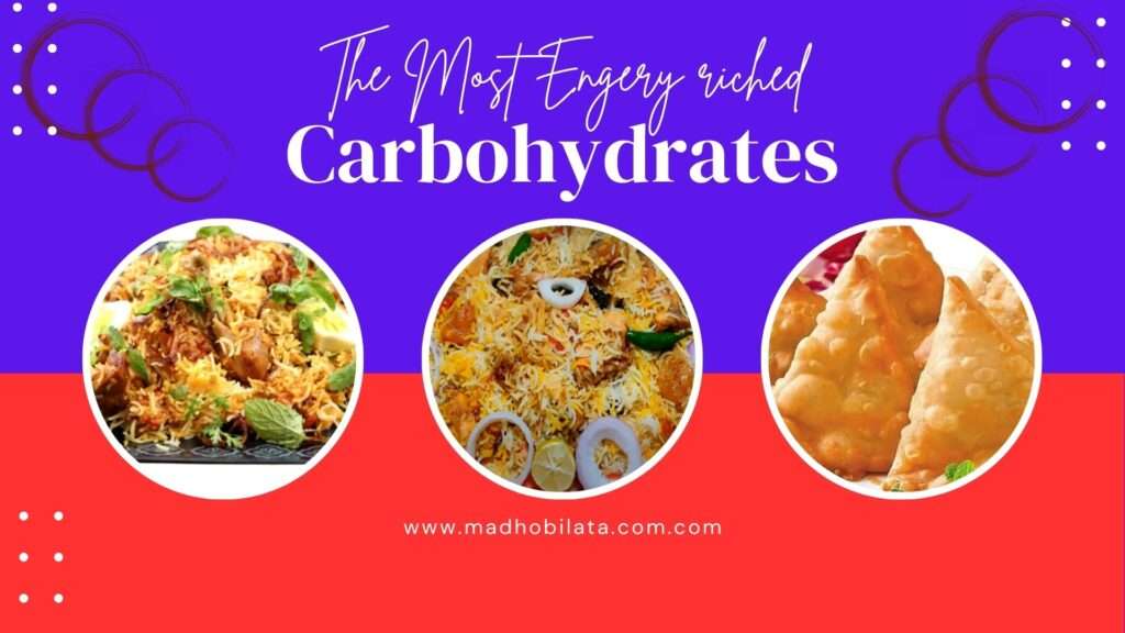 Carbohydrates to fulfill the portion of balanced diet